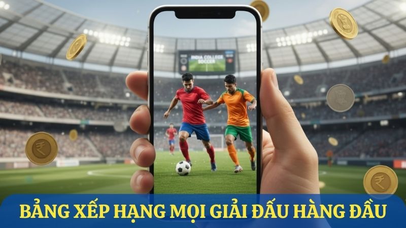 Bảng xếp hạng mọi giải đấu hàng đầu đầy đủ thông tin, dữ liệu 10 năm